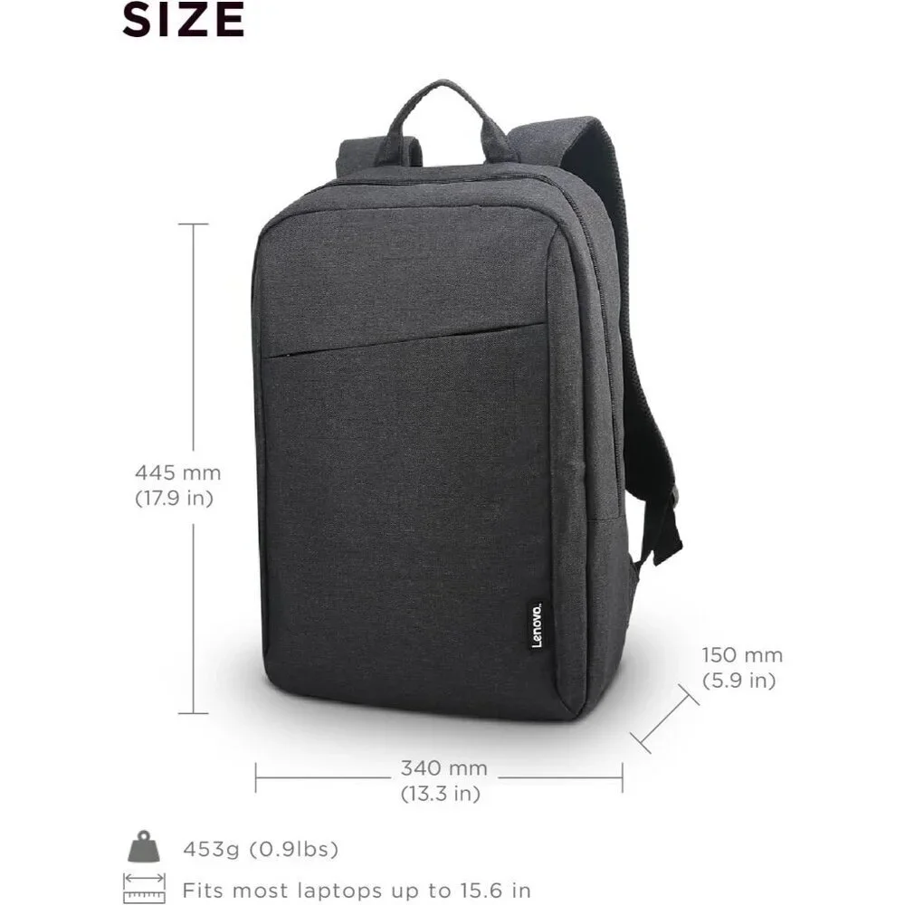 ✨Men Black Laptop Tablet Durable Lightweight for Travel Business Casual Backpack